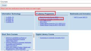 Fill CCC Form Select course