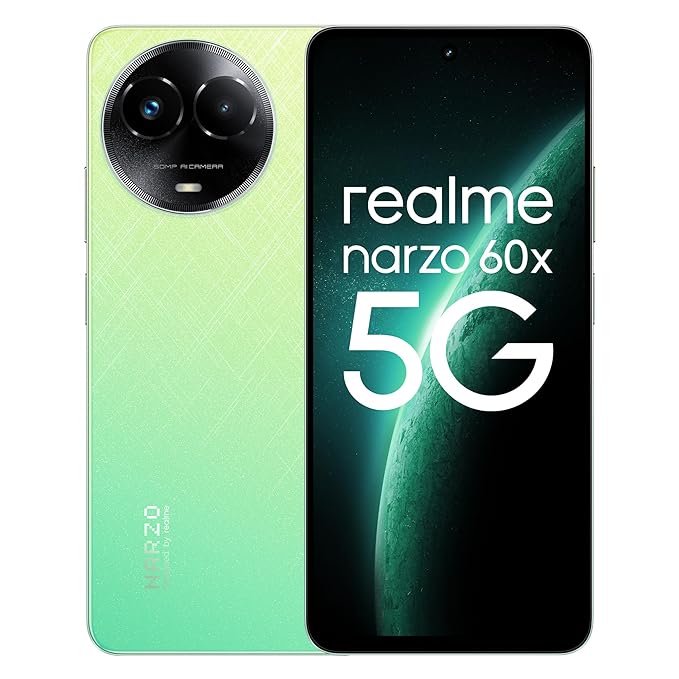 realme narzo 60x 5G, best 5g smartphone under 15000