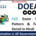 ccc exam syllabus, ccc examination pattern, ccc exam pattern