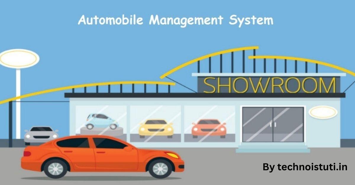 Automobile Vehicle Management System Project In VB.NET & C#