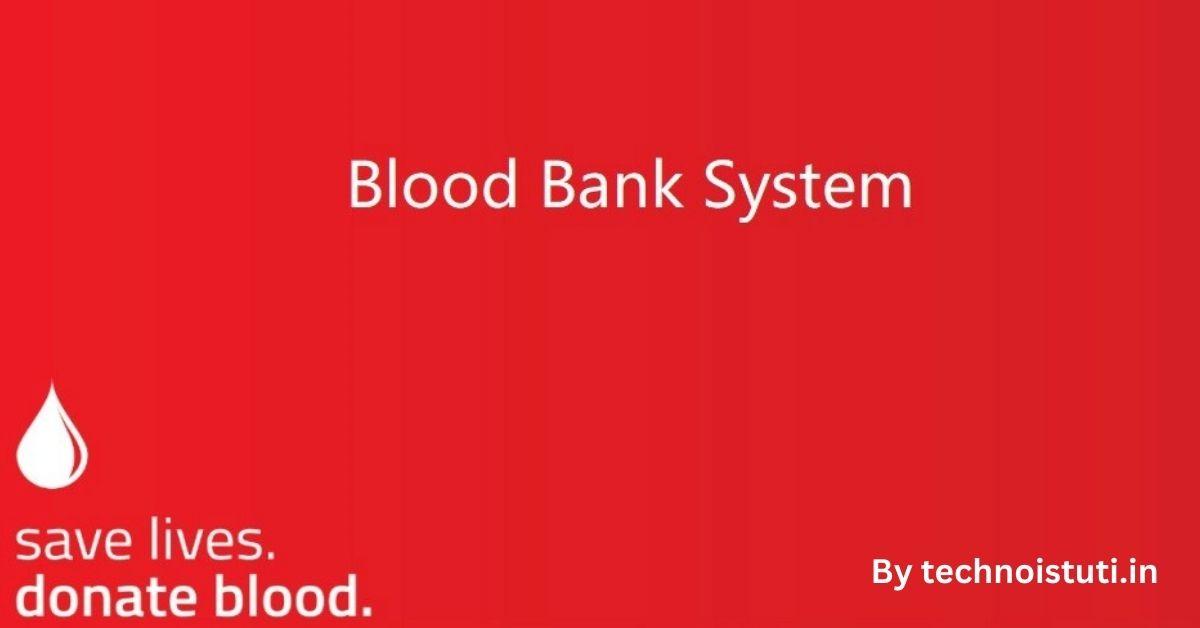 Blood Bank System Project In VB.NET & C# Using Database