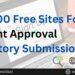 directory submission sites, free directory submission sites, instant approval directory submission sites